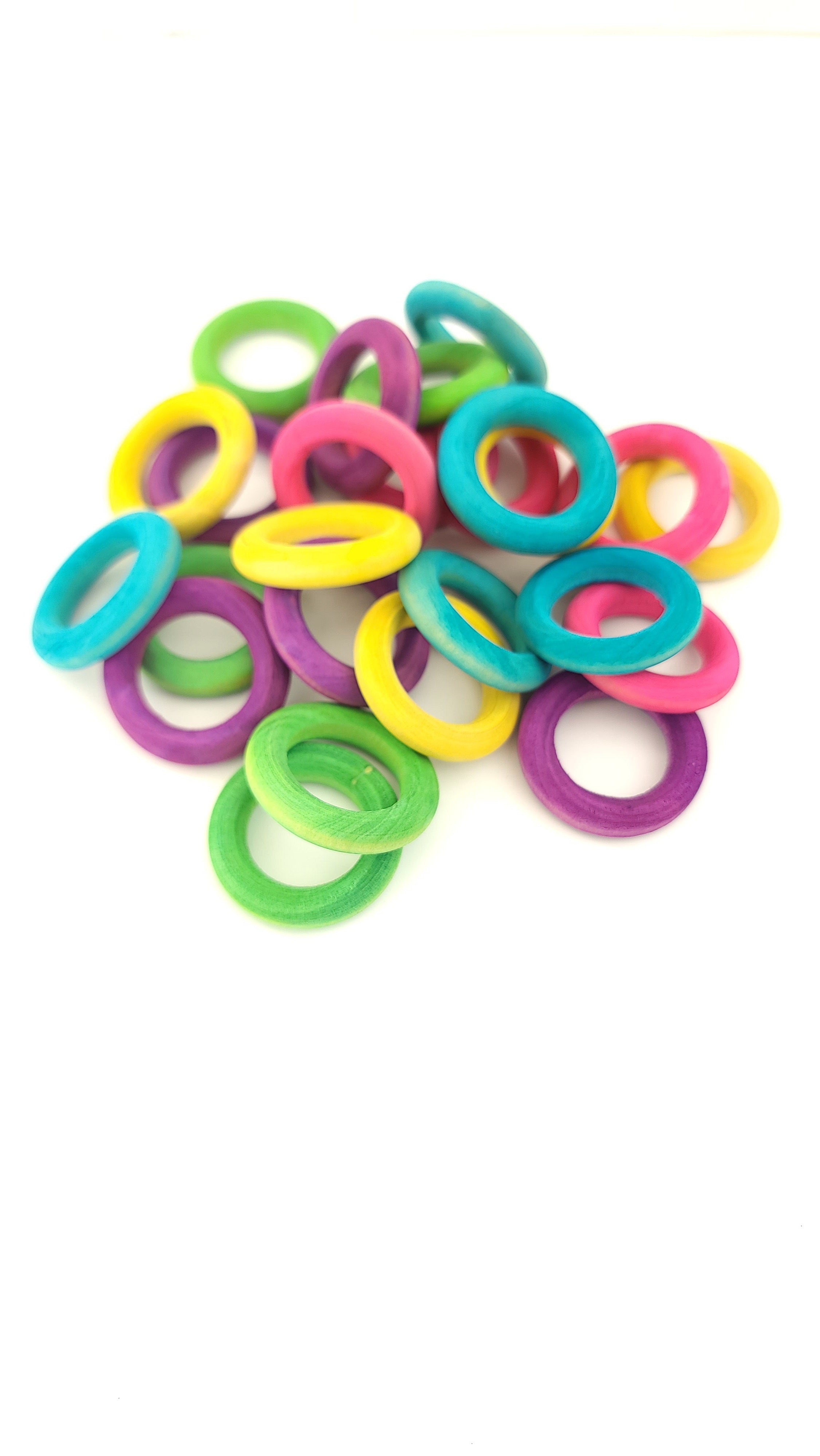 1-1/8" Wood Rings - 25 Pack