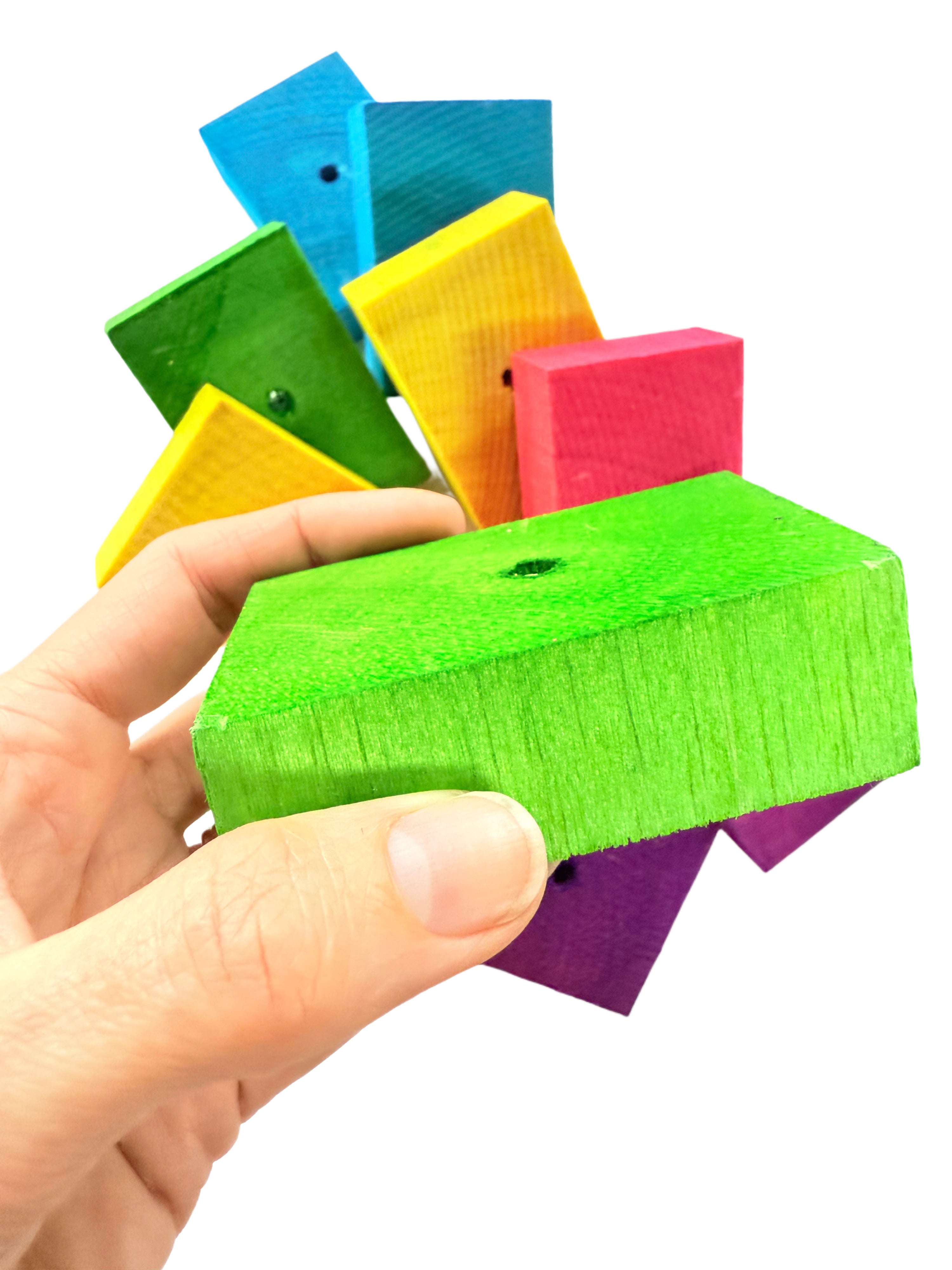 2" x 3" Colored Big Balsa Rectangles - 10 Pack