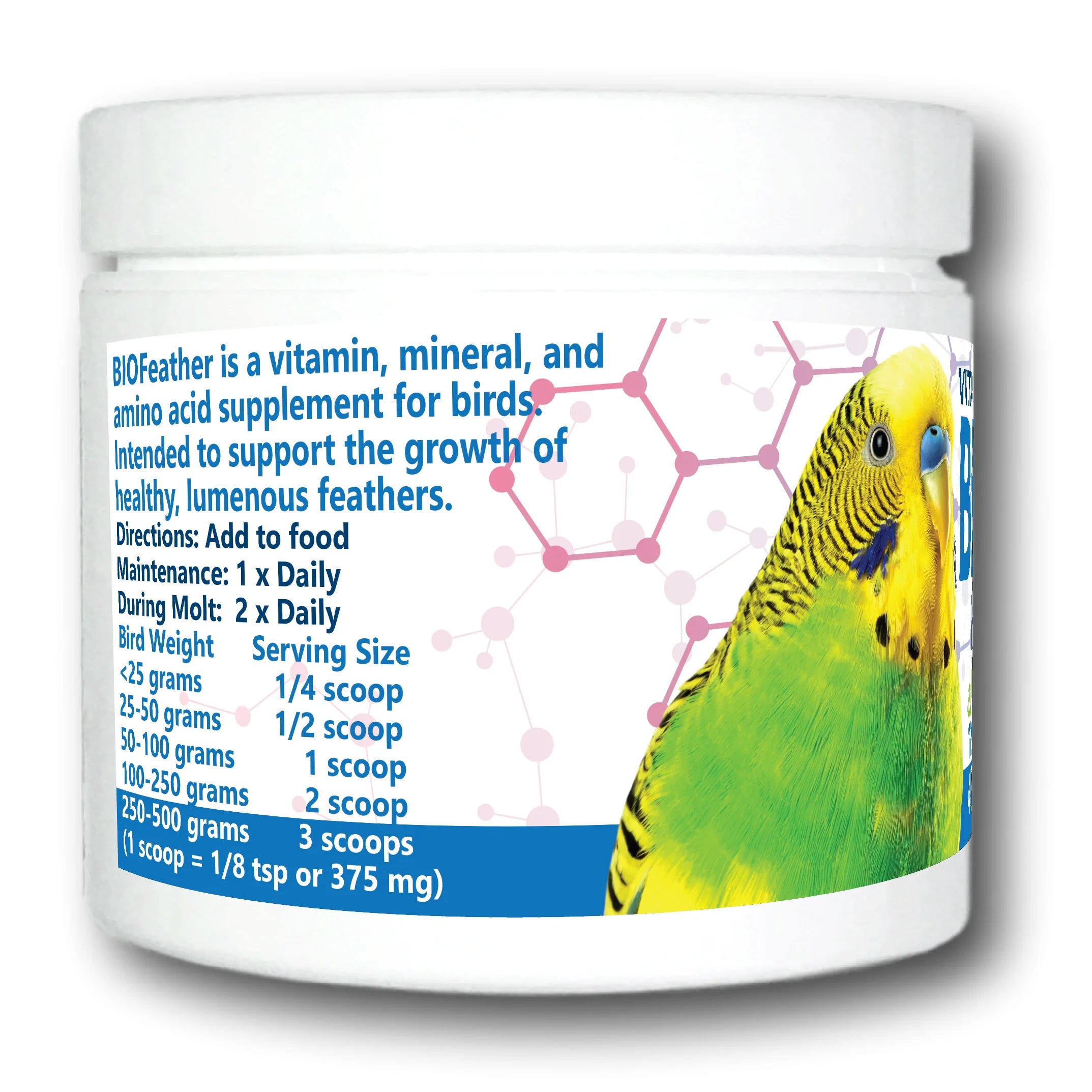 BIOFeather for Small Birds - 120 Servings