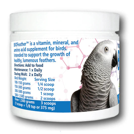 BIOFeather for Medium/Large Birds - 120 Servings