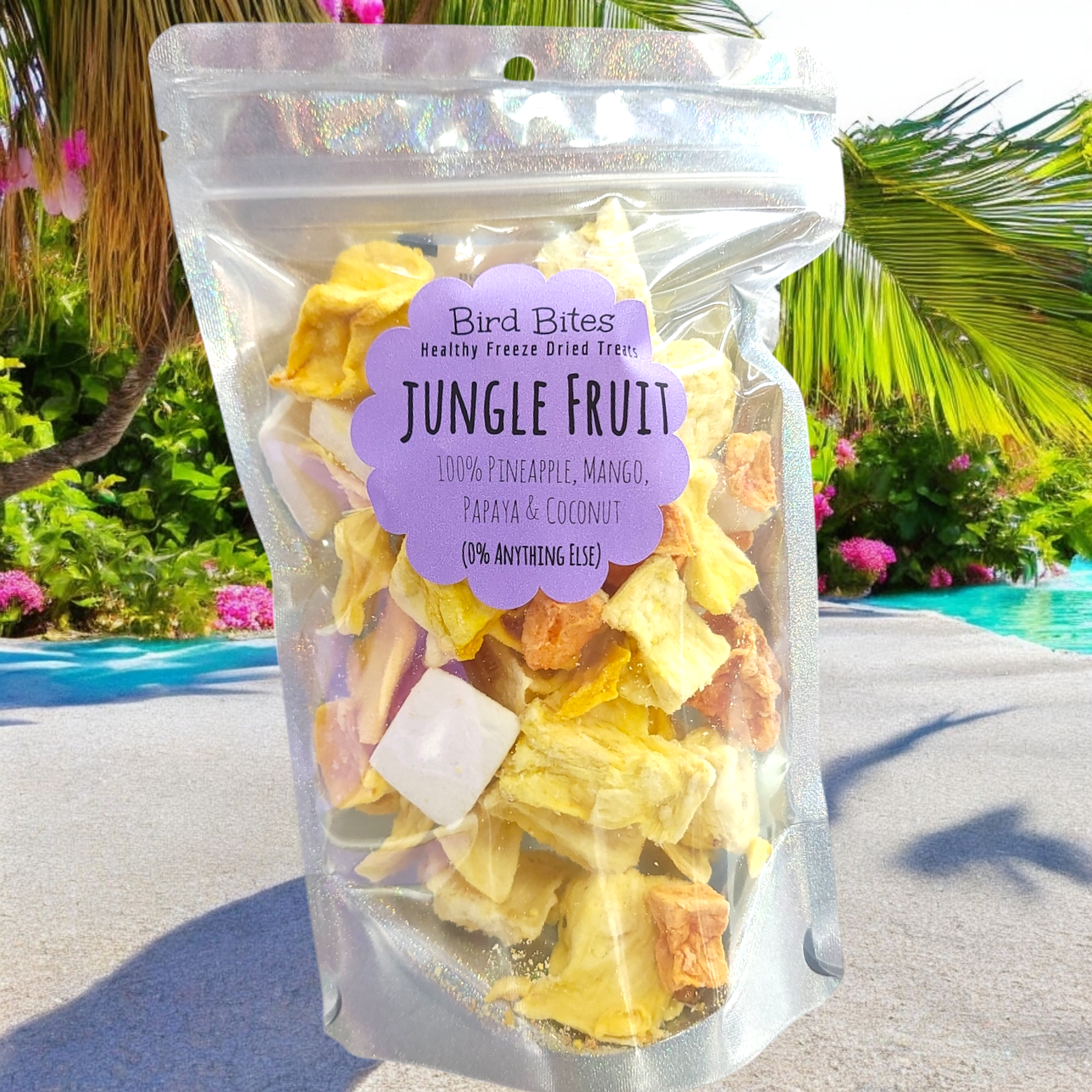 100% Jungle Fruit - 1.5 Cups - Bird Bites Healthy Freeze Dried Treats