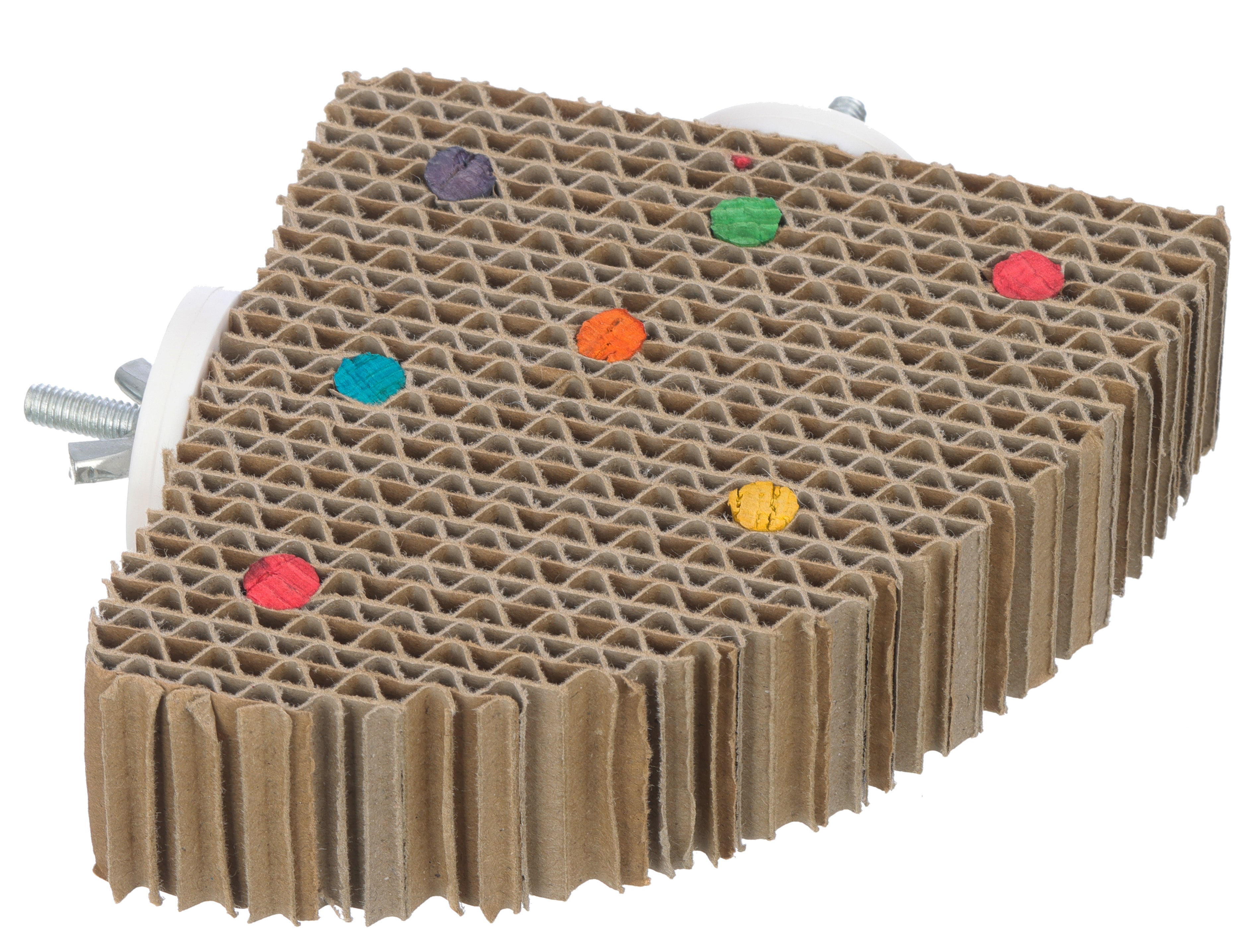 Corner Cardboard Treat Block by Super Bird Creations