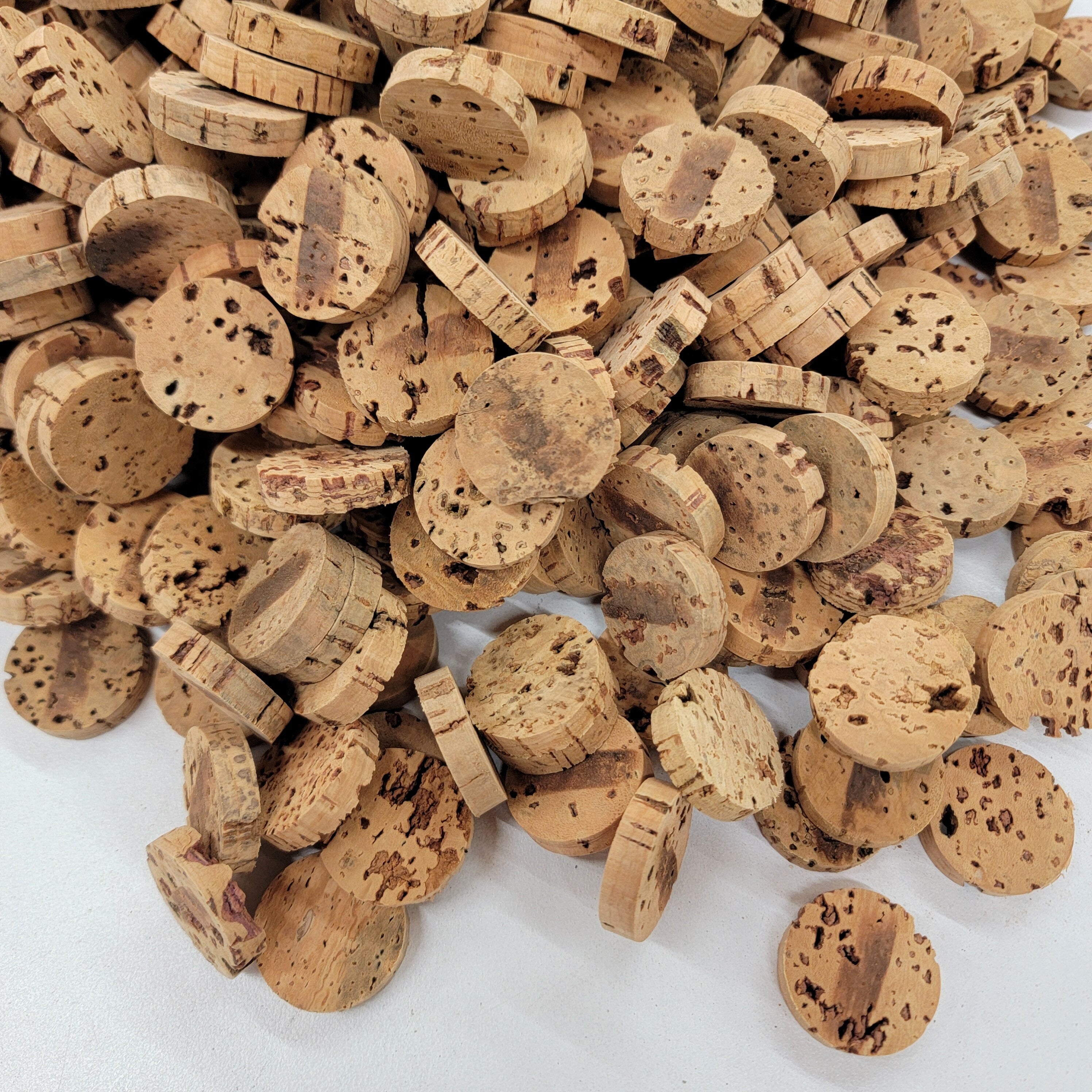 1" Natural Cork Disks - 20 Pack - Talon Toys for Birds/Parrots